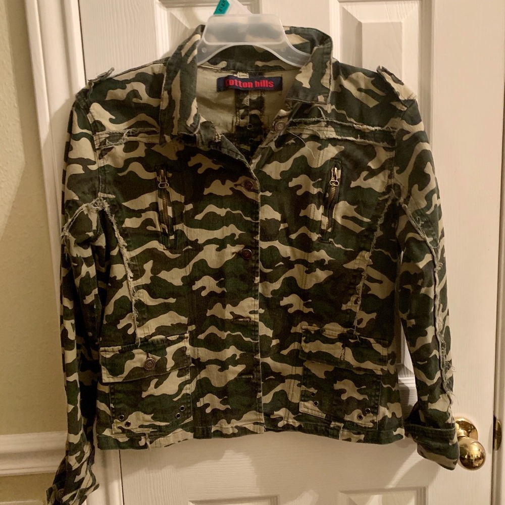 Vintage Camo Jean Jacket